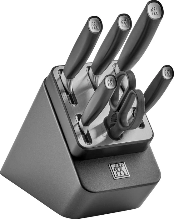 Zwilling All Star Messerblock-Set silber/anthrazit, 7-tlg.