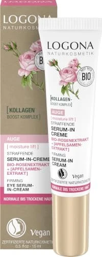 Logona Kollagen-Boost Komplex Auge Moisture Lift Serum-in-Creme, 15ml