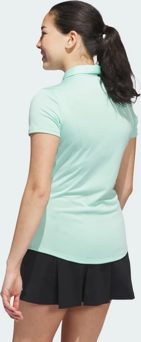 adidas Solid Performance Short Sleeve Poloshirt kurzarm clear mint (Damen) (KA5468) – Bild 2 von 4