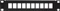LogiLink Patchpanel für RJ-45 Keystone Module 10" , 10-Port, 1HE, 10", 1HE, schwarz Vorschaubild