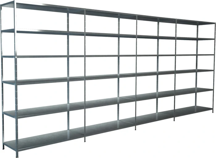 Schulte Lagertechnik PowerMAX Schwerlastregal 400x230x35cm verzinkt