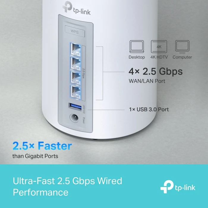 TP-Link Deco BE65, Wi-Fi 7, BE9400, 2er-Pack (Deco BE65 (2-Pack))