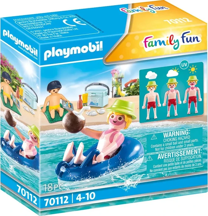 playmobil Family Fun Badegast mit Schwimmreifen