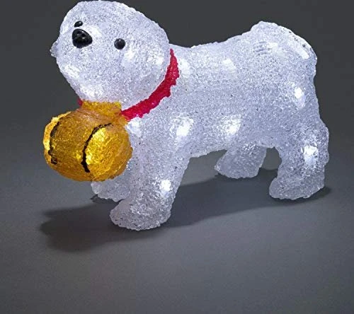 Konstsmide Acryl Figur Bernhardiner klein 20.5cm LED 32x tageslichtweiß