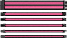 Thermaltake TtMod Sleeve Cable Verlängerung 30cm, schwarz/pink (AC-046-CN1NAN-A1)