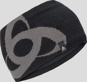 Odlo Ceramiwarm Mid Gage Stirnband black/odlo steel grey