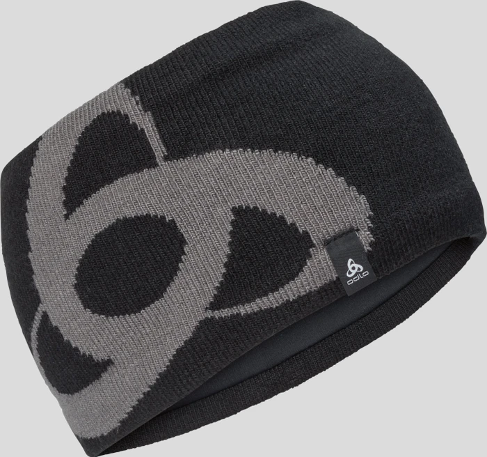 Odlo Ceramiwarm Mid Gage Stirnband black/odlo steel grey
