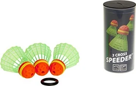 Speedminton Cross Speeder Badmintonbälle, 3 Stück