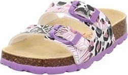 Superfit Fussbettpantoffel weiß/mehrfarbig (Junior)