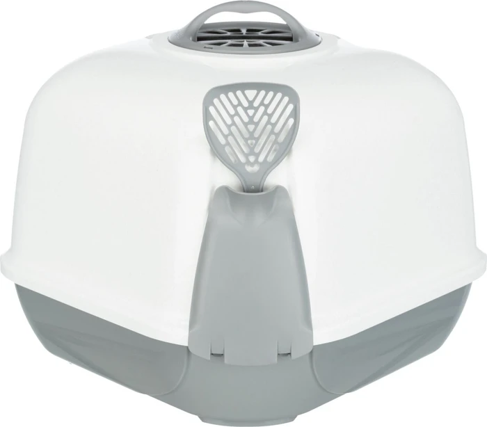 Trixie Ecktoilette Maro mit Haube, grau/weiß (40356) – Bild 5 von 12