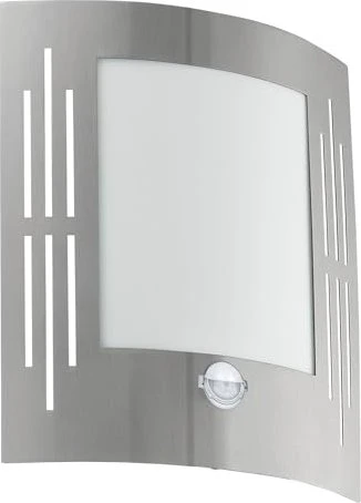 Eglo City Sensor Wandleuchte edelstahl