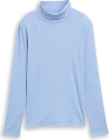 Tom Tailor Rollkragen Shirt langarm light fjord blue (Damen)