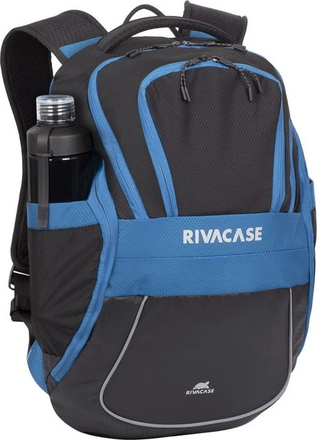 RivaCase 5225 Mercantour ECO 15.6" Laptop-Rucksack, schwarz/blau