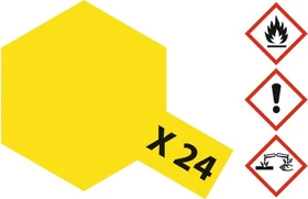 Tamiya Acrylic Paint X-24 clear yellow, 23ml