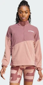 adidas Terrex Multi Climawarm Fleece Funktionsshirt langarm burgundy/warm clay (Damen)