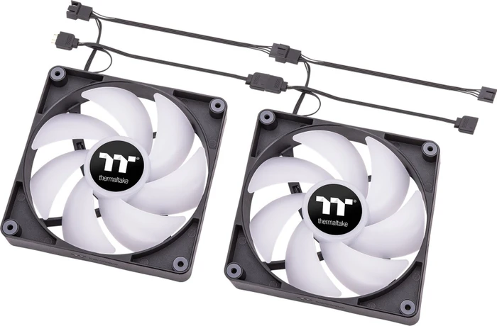 Thermaltake CT140 ARGB Sync Black, schwarz, 140mm, 2er-Pack