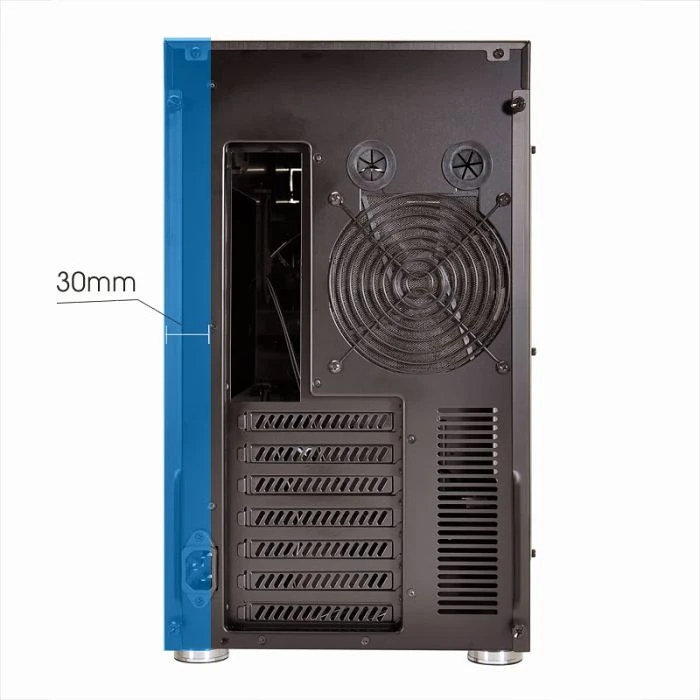 Lian Li PC-A51WRX schwarz/rot, Acrylfenster
