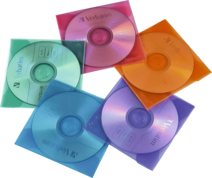 Hama CD-/DVD-Schutzhüllen, mehrfarbig, 50 Stück