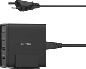 Hama Universal-USB-C-Ladestation 4-fach Power Delivery (PD) schwarz