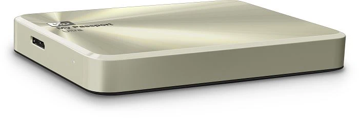 Western Digital WD My Passport Ultra Metal gold - Anniversary Edition - 2TB, USB 3.0 Micro-B