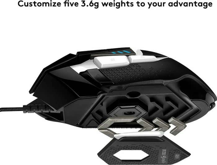 Logitech G502 SE Hero schwarz/silber, USB