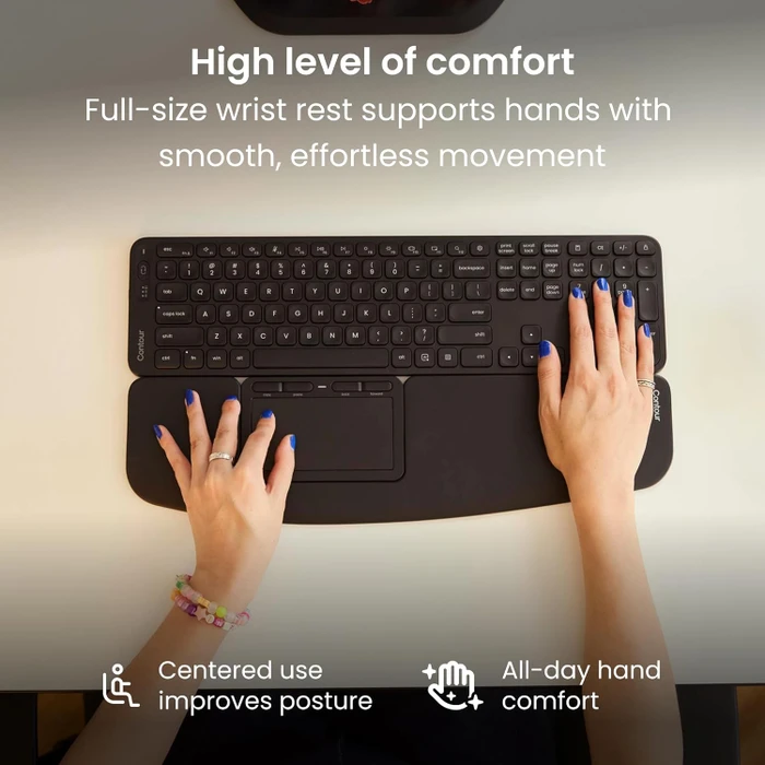 Contour Design Touch Ergonomic Touchpad Wireless, Bluetooth