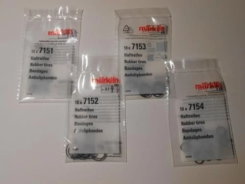 Märklin - Zubehör - Haftreifen, 10 Stück