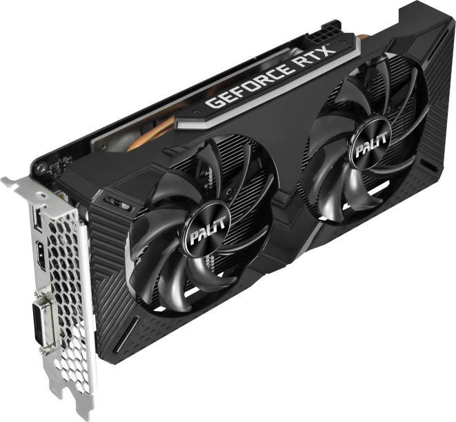 Palit GeForce RTX 2070 Dual, 8GB GDDR6, DVI, HDMI, DP