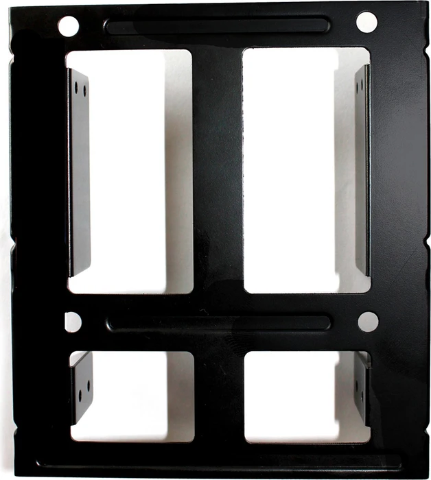 Fantec Einbaurahmen 2x 2.5" in 3.5", schwarz