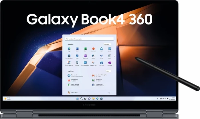 Samsung Galaxy Book4 360, Moonstone Gray, Core 5 120U, 16GB RAM, 512GB SSD, DE