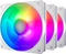 Cooler Master Mobius 120P ARGB White Edition, LED-Steuerung, 120mm, 3er-Pack Vorschaubild