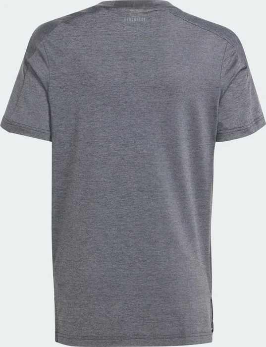adidas Training Aeroready Heather Funktionsshirt kurzarm black/reflective silver (Junior)