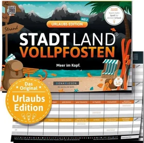 Stadt Land Vollpfosten - Urlaubs Edition - Meer im Kopf