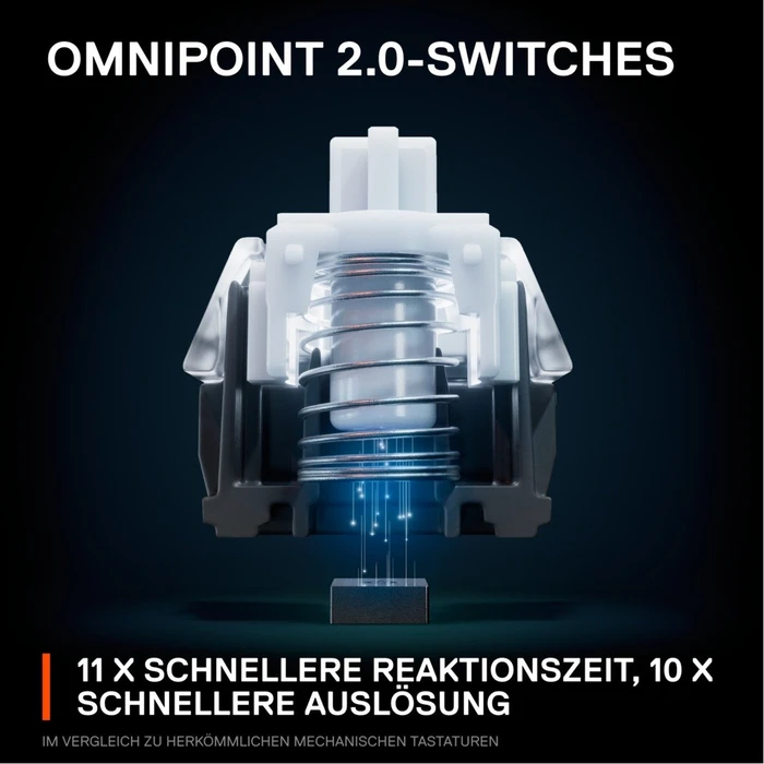 SteelSeries Apex Pro TKL Wireless 2023, OmniPoint 2.0, USB/Bluetooth, DE
