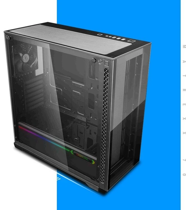 DeepCool Matrexx 70 3F, Glasfenster