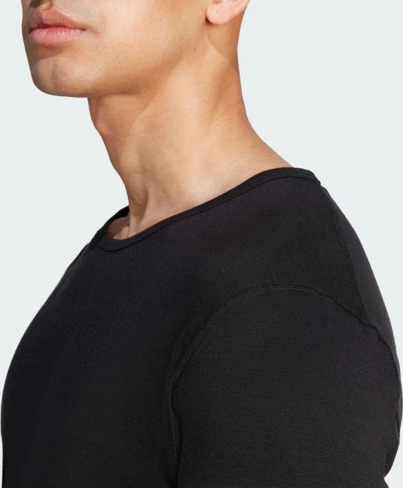 adidas Terrex Xperior Merino 260 Baselayer Funktionsshirt langarm schwarz (Herren)