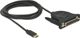 DeLOCK USB-C 2.0 auf Parallel DB25 Adapterkabel, 1.8m (62980)