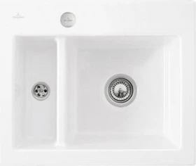 Villeroy & Boch Subway 60 XM flat flächenbündig Becken rechts mit Ablauffernbedienung snow white