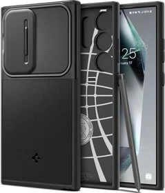 Spigen Optik Armor für Samsung Galaxy S24 Ultra schwarz