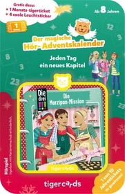 Tiger Media Tigercard Hör-Adventskalender Die drei !!! - Die Marzipan-Mission