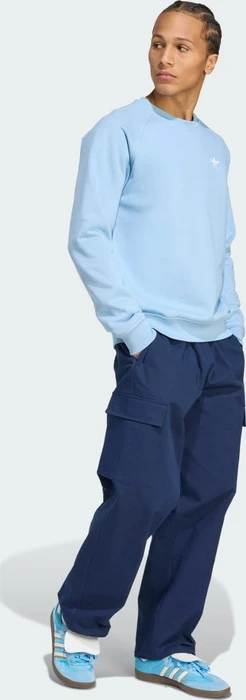 adidas Trefoil Essentials Sweatshirt ash blue (Herren)