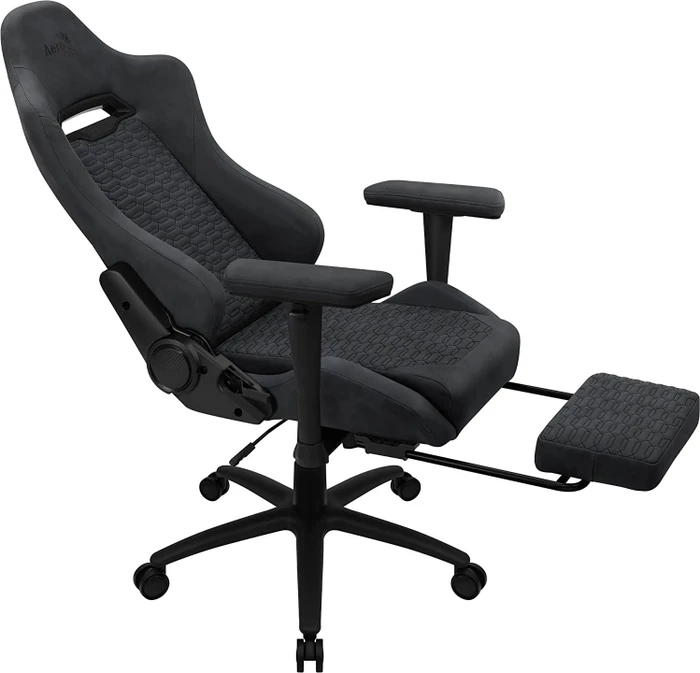 AeroCool ROYAL AeroSuede Slate Grey Gamingstuhl, dunkelgrau