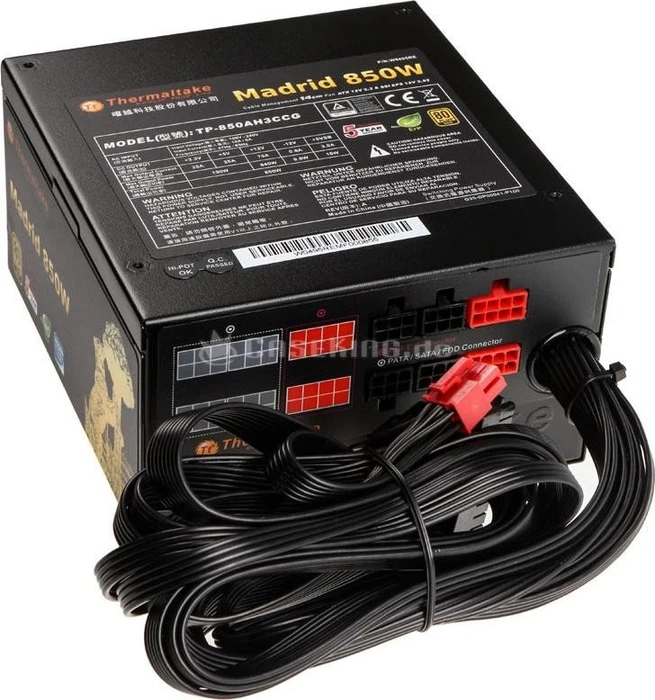 Thermaltake European Gold Madrid 850W, ATX 2.3