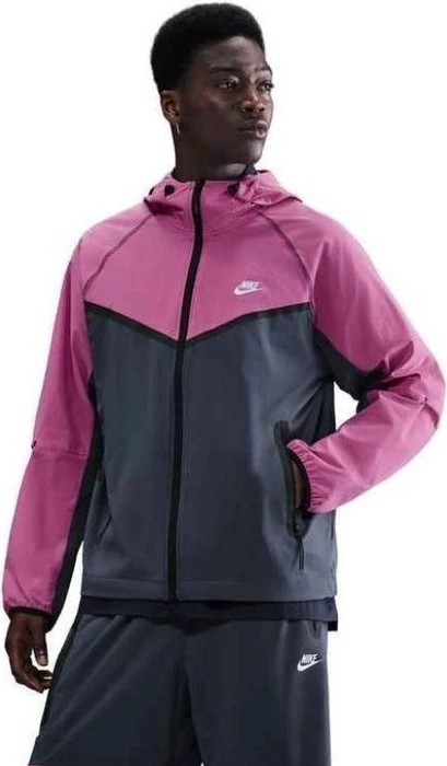 Nike Tech Woven Funktionsjacke thunder blue/cosmic fuchsia/black (Herren)