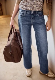 Street One Studio Wide Leg Jeans medium blue/soft washed (Damen)