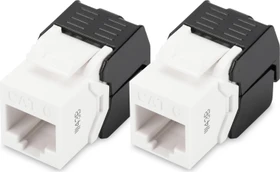 Digitus Keystone Modul RJ-45 Buchse via Verlegekabel Cat6, 2er-Pack