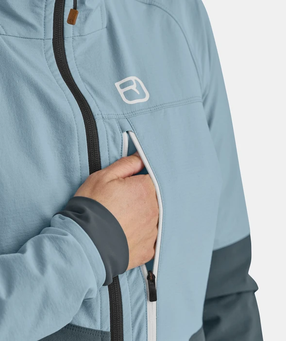 Ortovox Punta Berrino Funktionsjacke glacier grey (Damen)