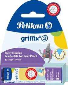 Pelikan griffix Druckbleistiftmine HB 2.0mm graphit, 2er-Pack, Blister