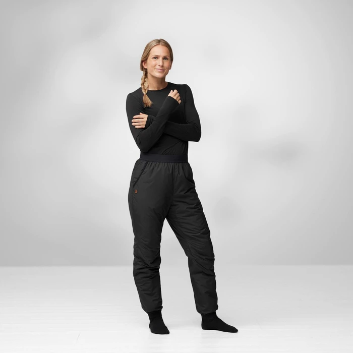 Fjällräven Keb Insulated Hose lang schwarz (Damen)
