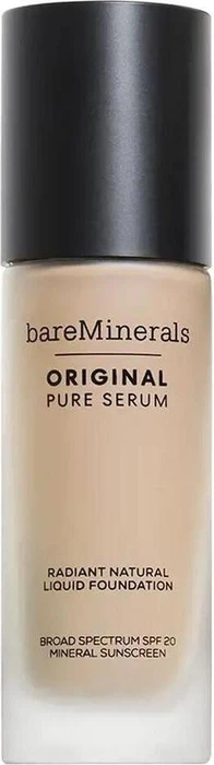 bareMinerals Pure Serum Radiant Natural Liquid Foundation 2 light cool LSF20, 30ml